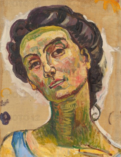 View into Infinity, Head Study, c1914. Creator: Hodler, Ferdinand (1853-1918).
