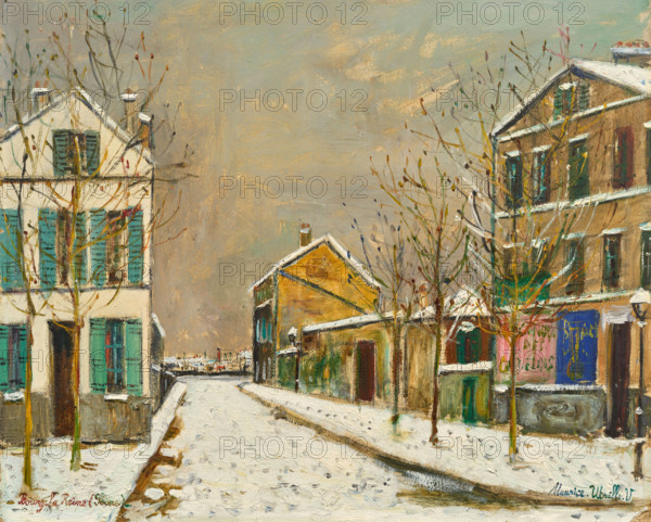 Bourg-la-Reine sous la neige, c1927. Creator: Utrillo, Maurice (1883-1955).