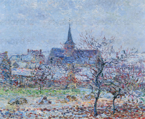 L'église de Bennecourt, 1901. Creator: Loiseau, Gustave (1865-1935).
