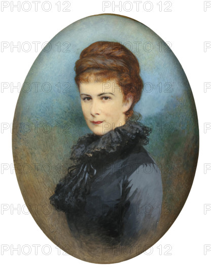 Portrait of Elisabeth of Bavaria, c1900. Creator: Komlósy, Irma (1850-1919).