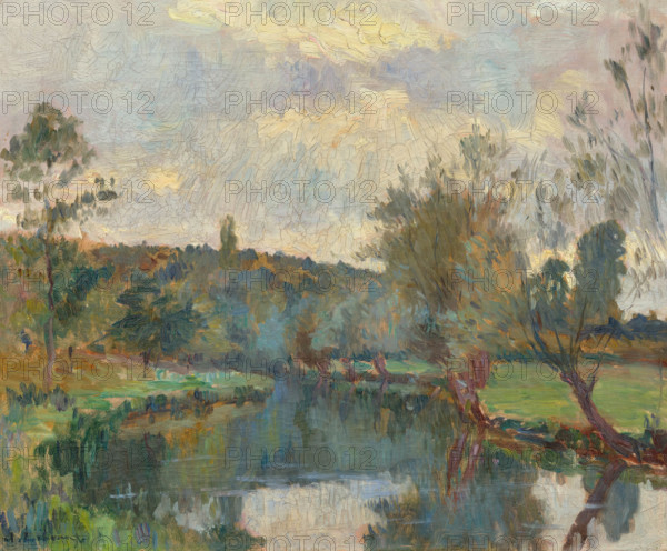 Bords de l'Iton (Eure). Creator: Lebourg, Albert (1849-1928).