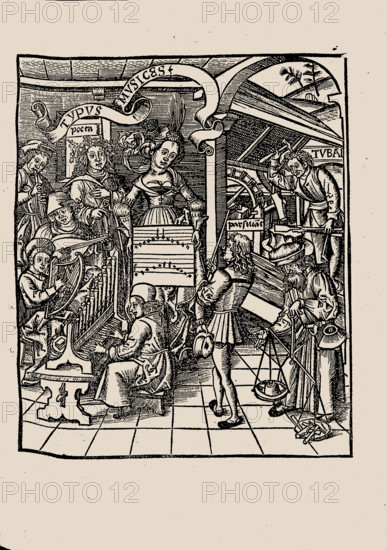 Typus Musices (The Musical Art). From: Aepitoma omnis philosophiae alias margarita phylosophica. Creator: Anonymous.