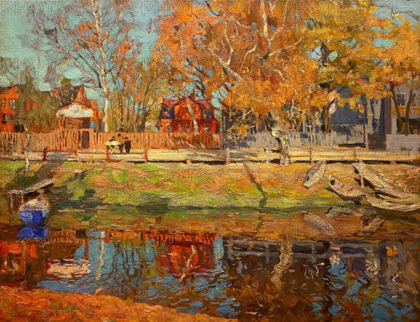 The Chyornaya Rechka (Black River), 1914. Creator: Lakhovsky, Arnold Borisovich (1880-1937).