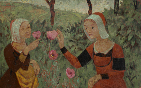 Poppies (Les pavots), c1915. Creator: Sérusier, Paul (1864-1927).