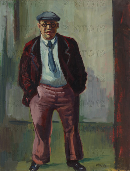 Portrait of Paul Westheim (1886-1963), 1928. Creator: Pechstein, Hermann Max (1881-1955).