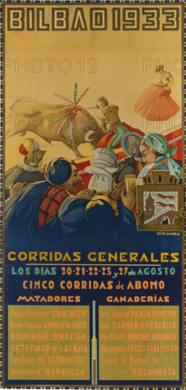 Bilbao. Corridas generales, 1933. Creator: Guinea, Isidoro (1893-1947).
