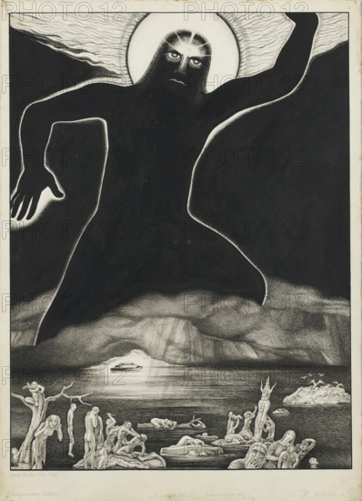 Il castigo di Dio (The Chastisement of God), 1934. Creator: Martini, Alberto (1876-1954).