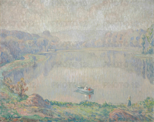 L'étang de la Reine Blanche, 1906-1907. Creator: Lebasque, Henri (1865-1937).