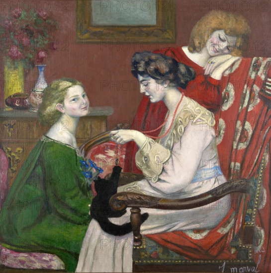 Les Coquettes, 1903. Creator: Marval, Jacqueline (1866-1932).