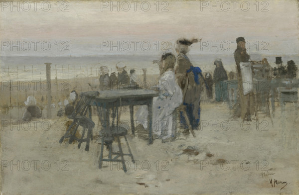 At Scheveningen, c1876. Creator: Mauve, Anton (1838-1888).