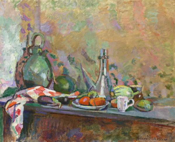 Still life with purro, 1904. Creator: Matisse, Henri (1869-1954).