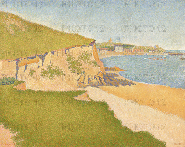 Portrieux, Tertre Denis (Opus no. 189) , 1888. Creator: Signac, Paul (1863-1935).
