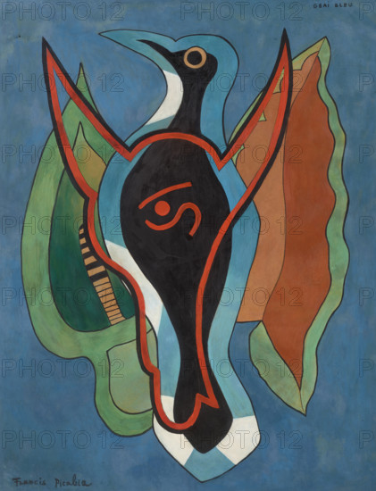 Geai bleu (Blue Jay), c1938-1939. Creator: Picabia, Francis (1879-1953).