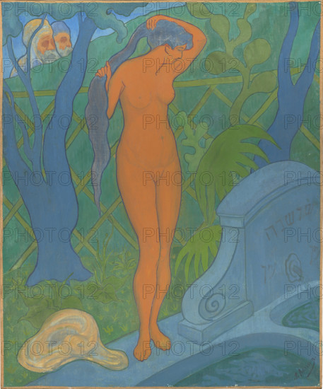 Susanna and the Elders, 1891. Creator: Ranson, Paul Elie (1864-1909).