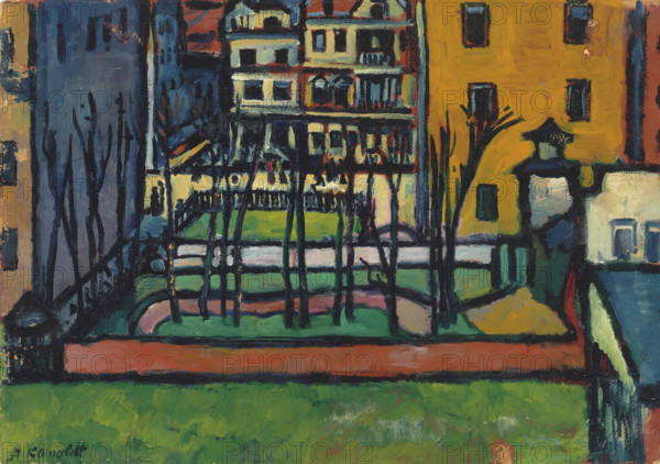 Garden I, 1910. Creator: Kanoldt, Alexander (1881-1939).
