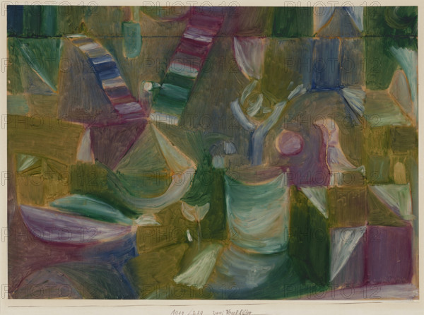 Two bird pictures, 1919. Creator: Klee, Paul (1879-1940).