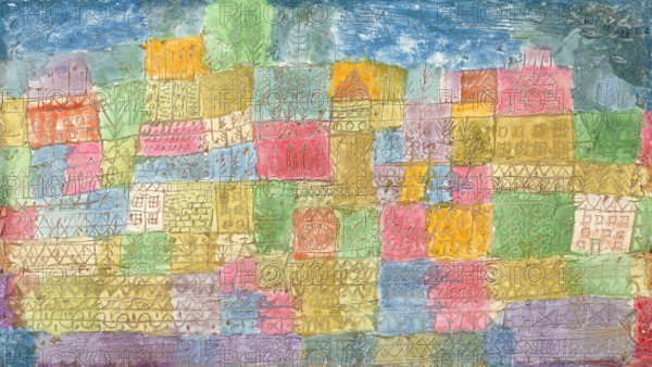 Colorful landscape, 1928. Creator: Klee, Paul (1879-1940).