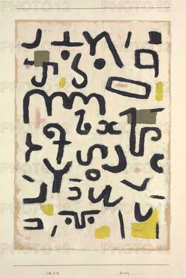 Gesetz (Law) , 1938. Creator: Klee, Paul (1879-1940).
