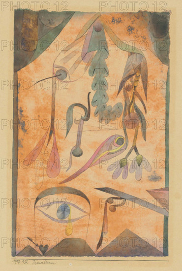 Trauerblumen (Mourning Flowers) , 1917. Creator: Klee, Paul (1879-1940).