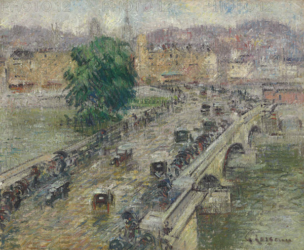 Le Pont Corneille, Rouen, 1927. Creator: Loiseau, Gustave (1865-1935).