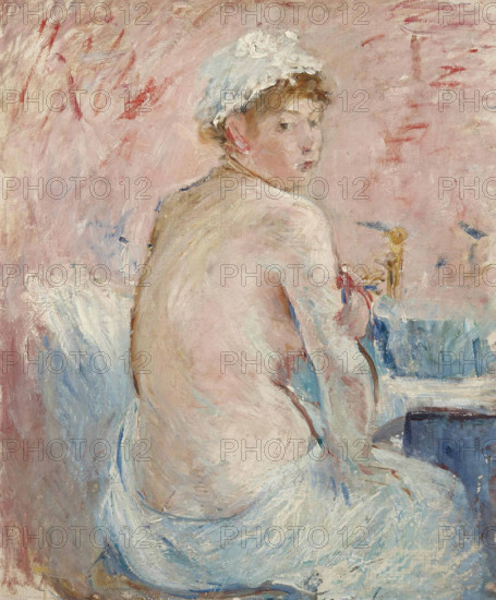Nude from the back, 1885. Creator: Morisot, Berthe (1841-1895).
