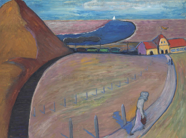 Prerow Train Station (Dune Landscape), c1911. Creator: Werefkin, Marianne, von (1860-1938).