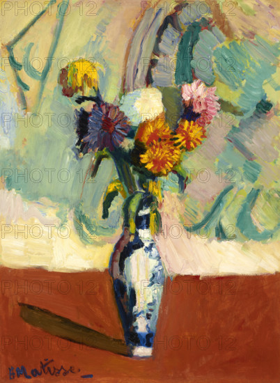Bouquet, Chinese vase, 1901. Creator: Matisse, Henri (1869-1954).