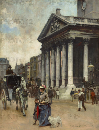 St Martin-in-the-Fields, 1888. Creator: Logsdail, William (1859-1944).