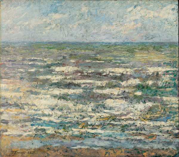 The sea, 1887. Creator: Toorop, Jan (1858-1928).