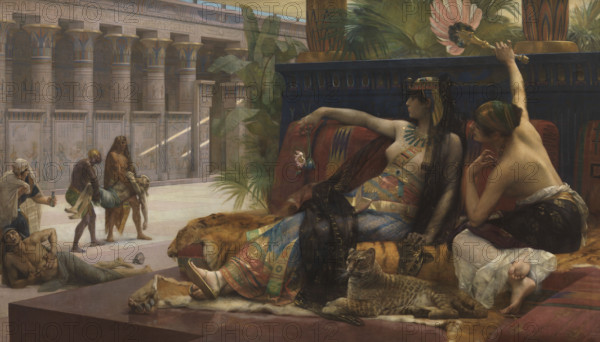 Cleopatra Testing Poisons on Condemned Prisoners, 1887. Creator: Cabanel, Alexandre (1823-1889).