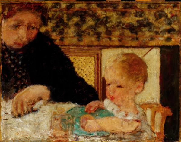 Grandmother with a Child, 1894. Creator: Bonnard, Pierre (1867-1947).