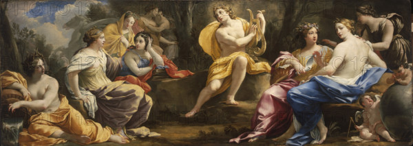 Apollo and the Muses, 1640s. Creator: Dorigny, Michel (1616-1665).