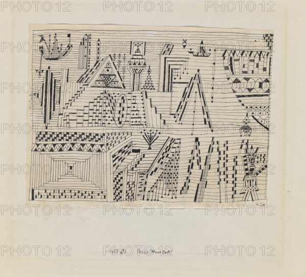 Beride (Water Town), 1927. Creator: Klee, Paul (1879-1940).