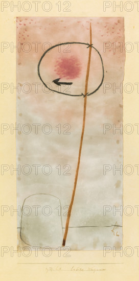 Unstable Signpost, 1937. Creator: Klee, Paul (1879-1940).