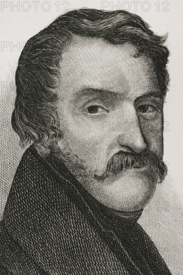 Carlos Maria Isidro de Borbon (1788-1855), Infante of Spain, son of king Charles IV, 1842. Creator: Jose Gomez.