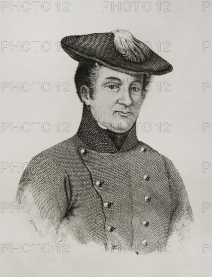 Portrait of Miguel Sancho Gómez y Damas (1785-1864), Spanish military, 1845. Creator: Jose Gomez.