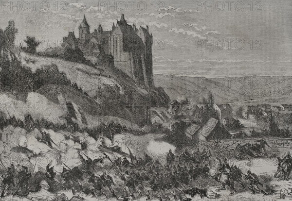 Franco-Prussian War (1870-1871): Defence of Châteaudun, 1870 (1871). Creator: Unknown.