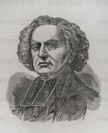 Gaspard Deguerry (1797-1871), French ecclesiastic, parish priest of the Madeleine, 1871.  Creator: Unknown.