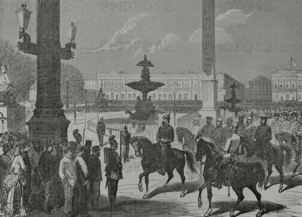 Franco-Prussian War (1870-1871): Siege of Paris (19 September 1870 to 28 January 1871), 1871. Creator: Fernando Miranda.