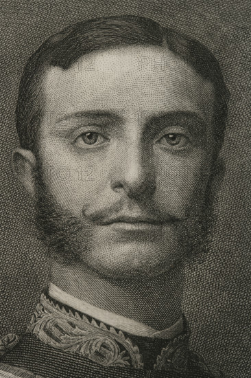 Portrait of Alfonso XII (Madrid, 1857-Madrid, 1885), King of Spain (1874-1885), 1882. Creator: Bartolome Maura Montaner.