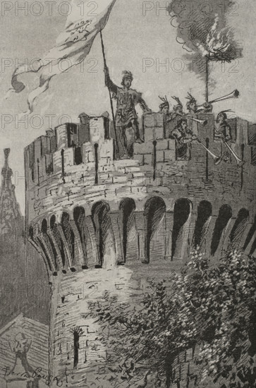 Alvaro Perez Osorio (1358-1406), 1890. Creator: Joan Serra y Pausas.