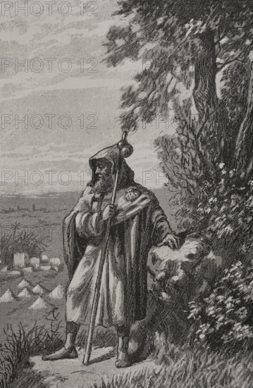 Berenguer Ramon II (c1053-1097), so-called "the Fratricide", 1890. Creator: Joan Serra y Pausas.