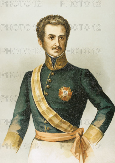 Portrait of Luis Fernández de Córdoba y Valcárcel (1798-1840), Spanish lieutenant general, 1893. Creator: Unknown.