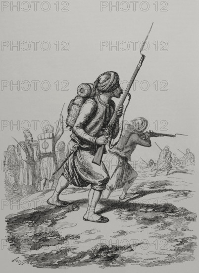 The Zouaves in the Crimea, Crimean War (1853-1856). 1856.  Creator: Unknown.