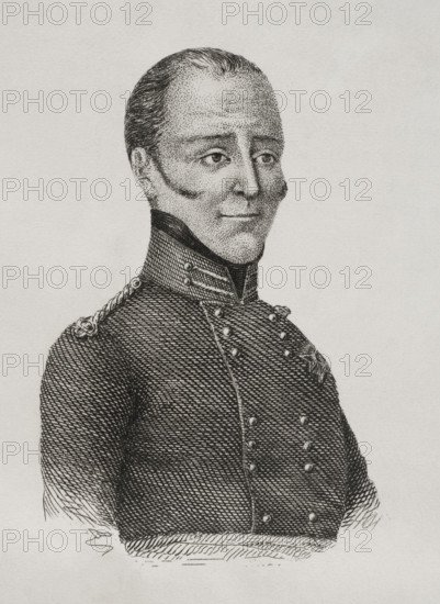 Portrait of Ramón de Meer y Kindelán (1787-1869), 1st Baron de Meer and 1st Count of Gra, 1845. Creator: Jose Gomez.