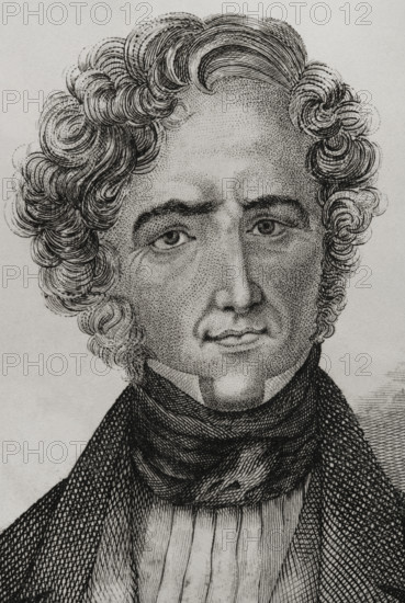 Juan Alvarez de Mendizábal (1790-1853), Spanish politician and financier..., 1845.  Creator: Jose Gomez.