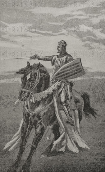 James II of Aragon, so-called "the Just" (1267-1327), 1890. Creator: Unknown.