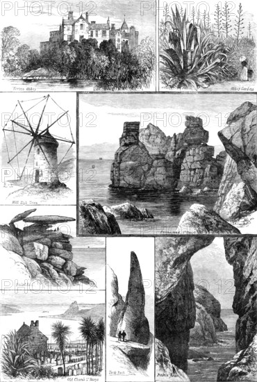 Sketches in the Scilly Isles, 1883. Creator: Unknown.