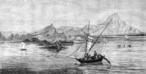 East Coast and Islands of the Straits of Sunda, with Anjer, a port of Java, 1883. Creator: Unknown.
