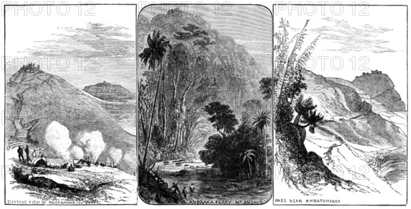 Sketches in Madagascar, 1883. Creator: Unknown.